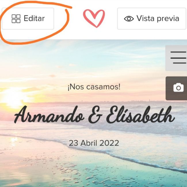 Help me!como enviar la web de boda por whatssap?? 2