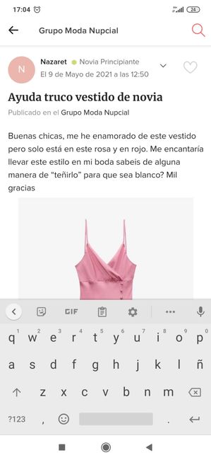 Ayuda con una chica que buscaba este vestido en blanco!! 2