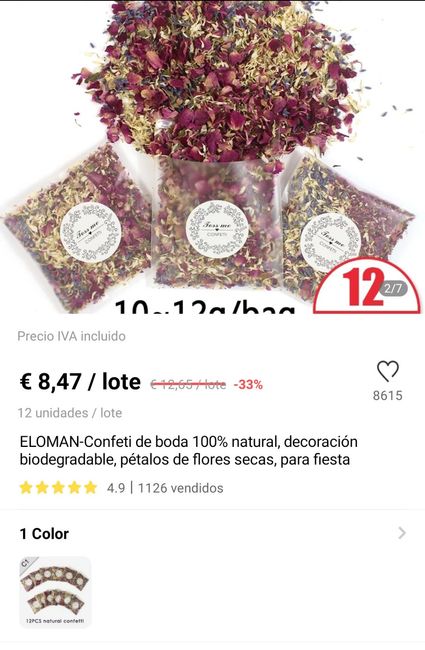 Conos y petalos 1