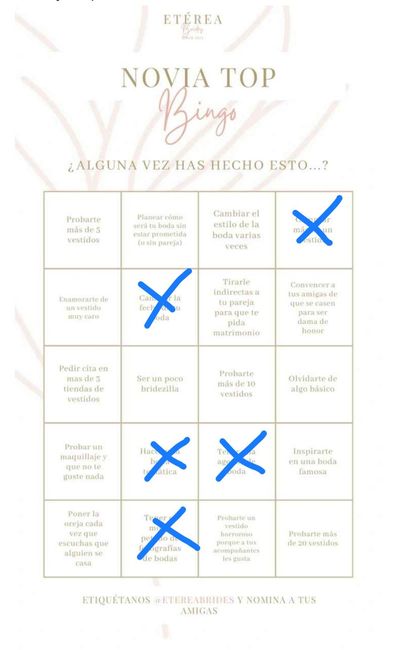 Bingo de novia, ¡a ver quién me supera! - 1