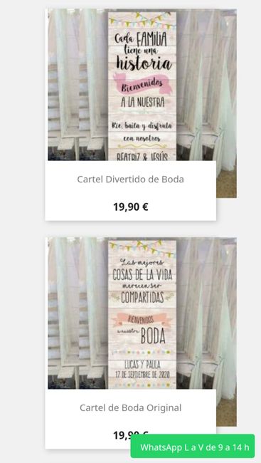 Cartel de bienvenida 7