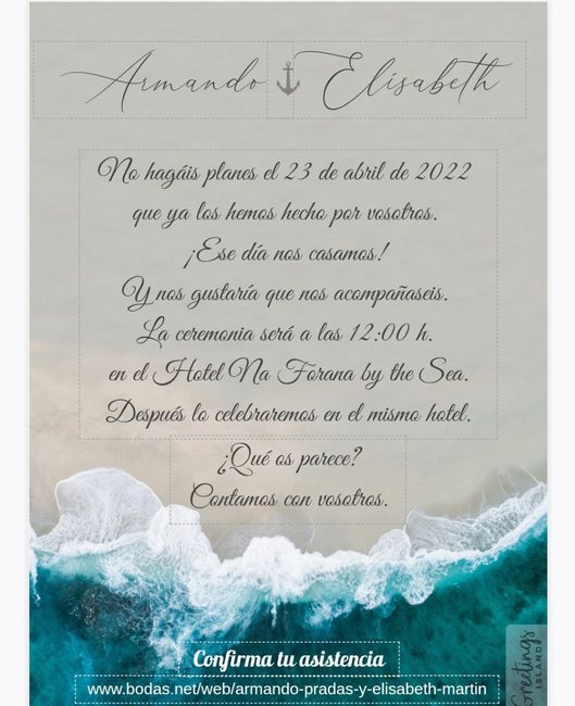 ¿Hacéis vosotr@s mism@s las invitaciones? 14