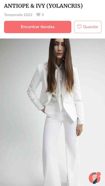 Traje chaqueta y pantalón para novia 3