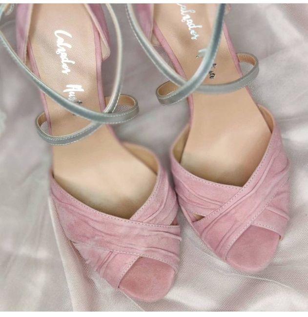 Zapatos de novia rosas 8