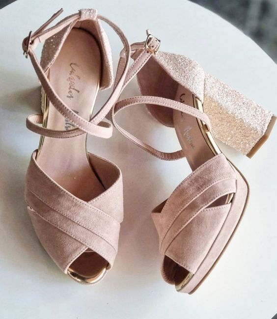 Zapatos de novia rosas 10