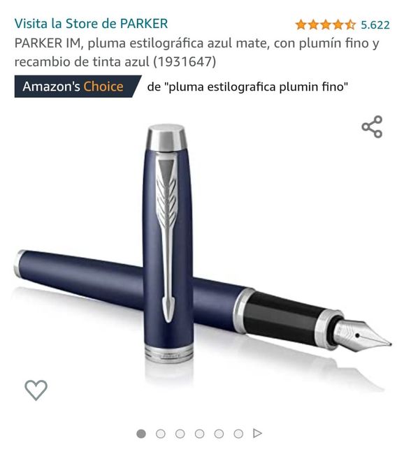 Pluma para la firma en la boda 🖋 1