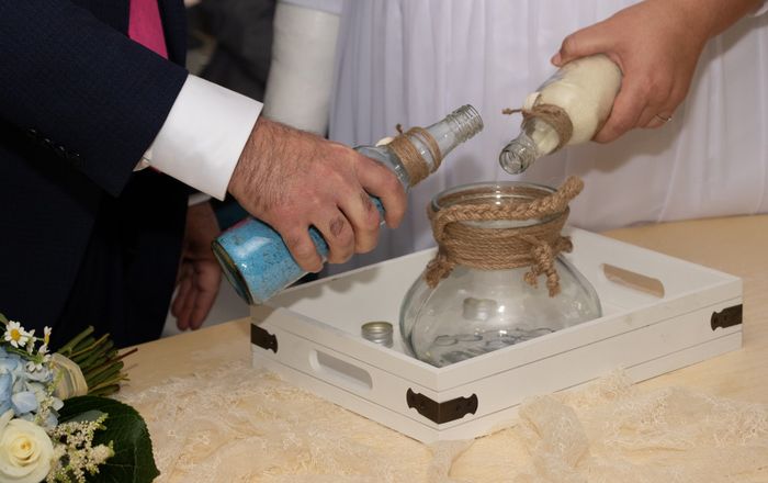 ¿Haréis la ceremonia de la arena? ⏳ 3