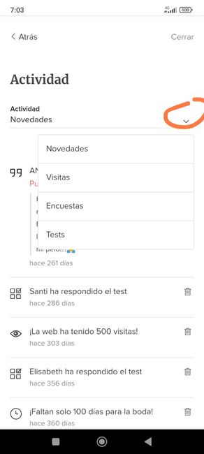 Dudas con la web personalizada de bodas 3