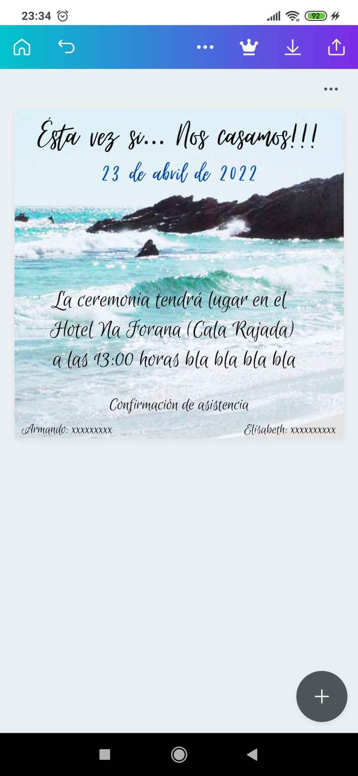 Ayuda!!! Invitaciones... - 1