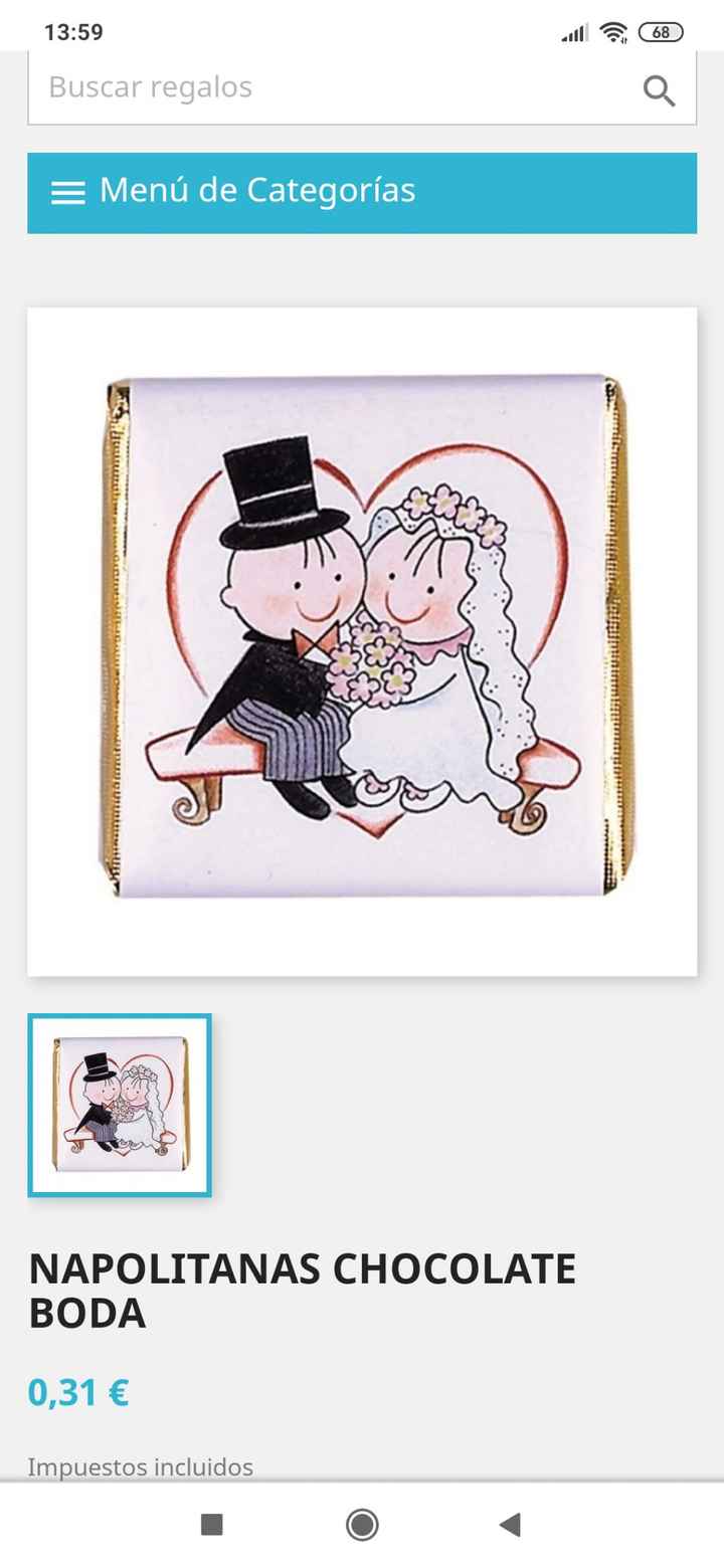 Tarjeta de agradecimiento con piruleta o gominola - 2