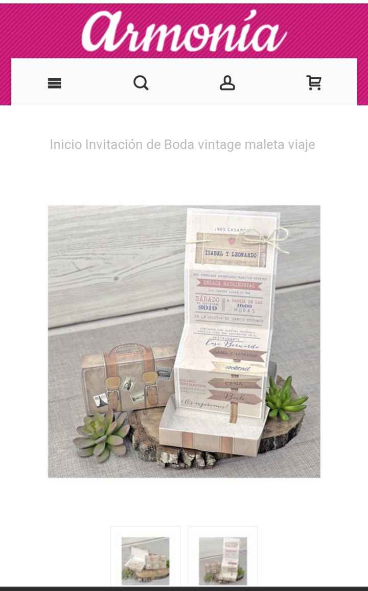 Invitaciones boda viajera - 3