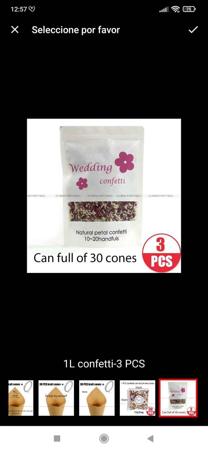 Confetti biodegradable - 1