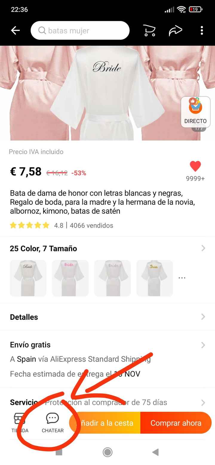 Batas damas de honor. - 1