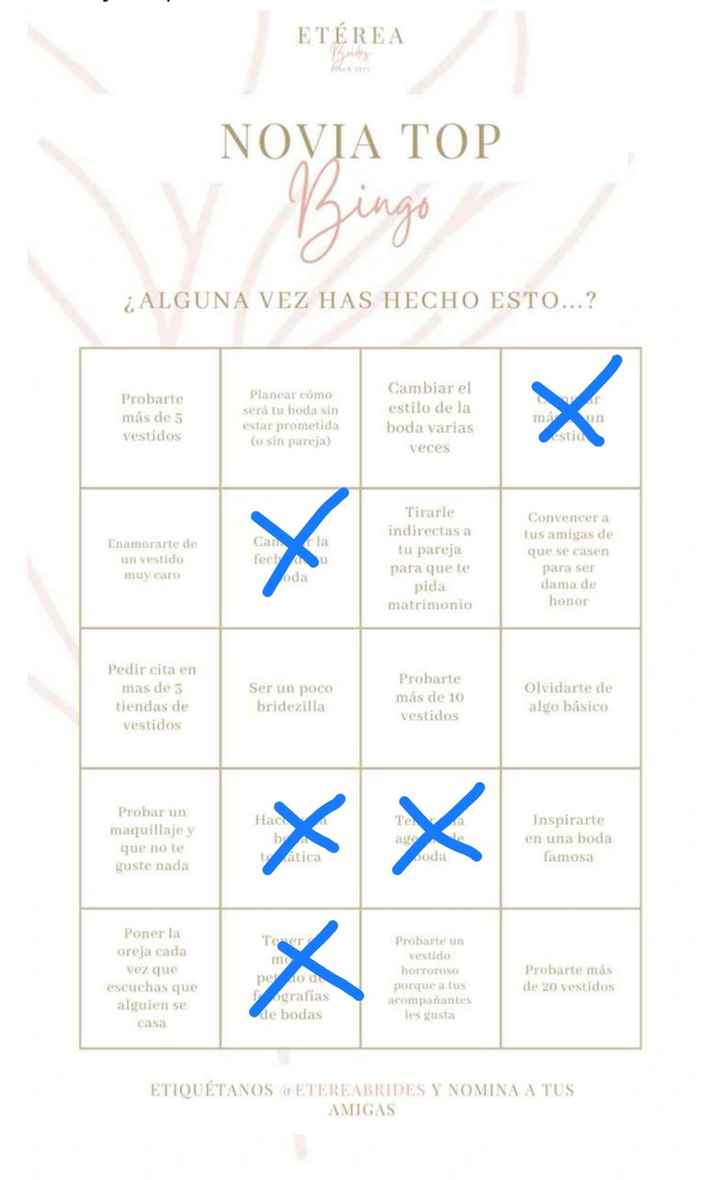 Bingo de novia, ¡a ver quién me supera! - 1