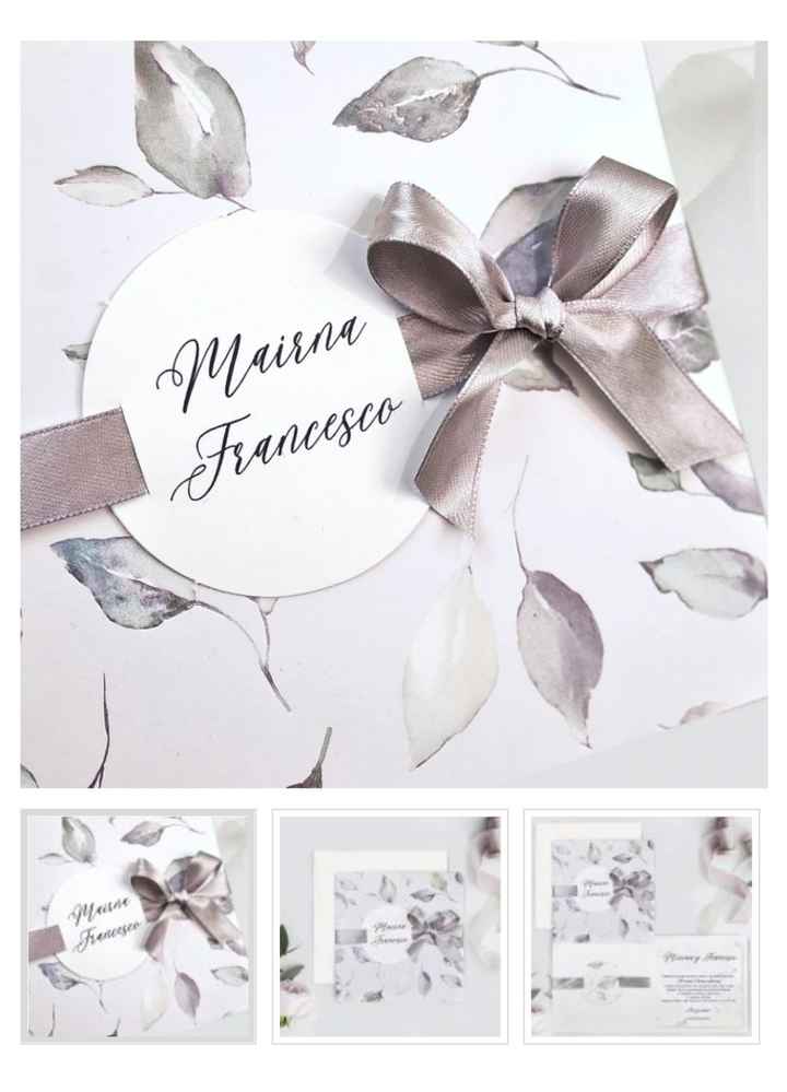 Invitaciones con lazo - 1