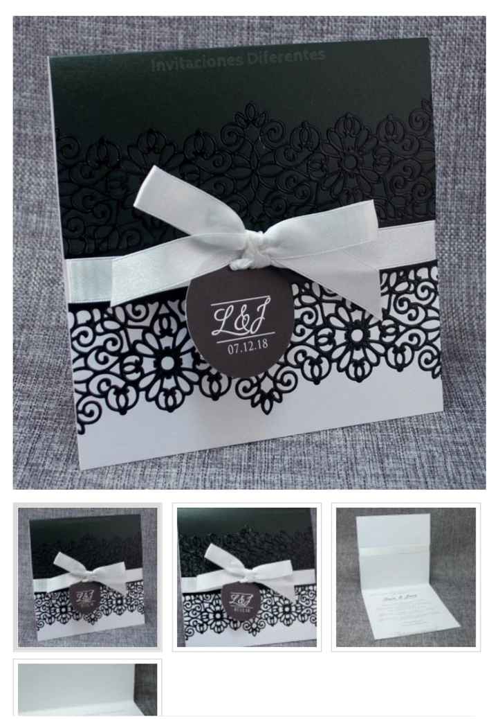 Invitaciones con lazo - 4