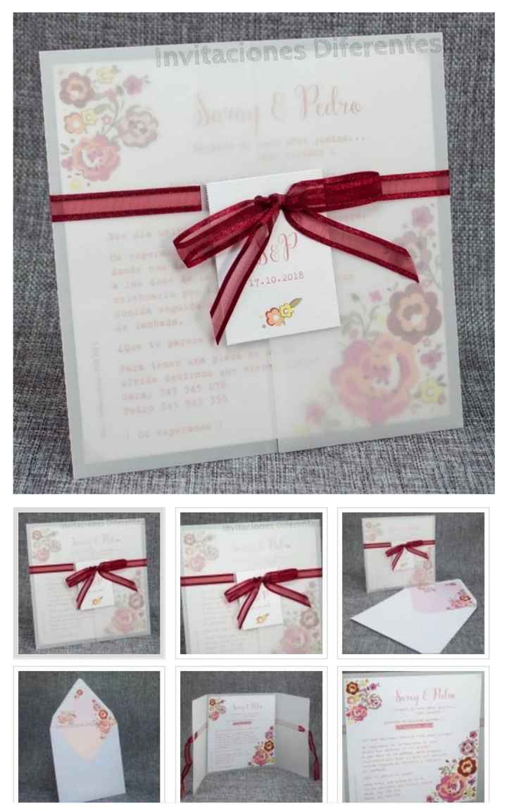 Invitaciones con lazo - 6