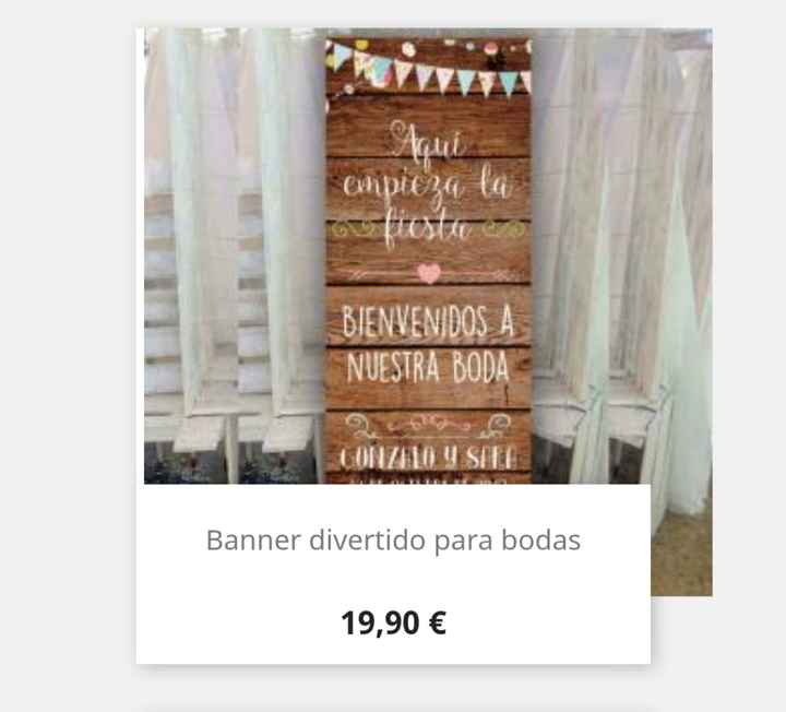 Cartel de bienvenida - 1