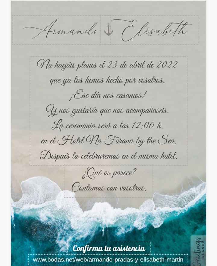 ¿Hacéis vosotr@s mismos las invitaciones? - 1