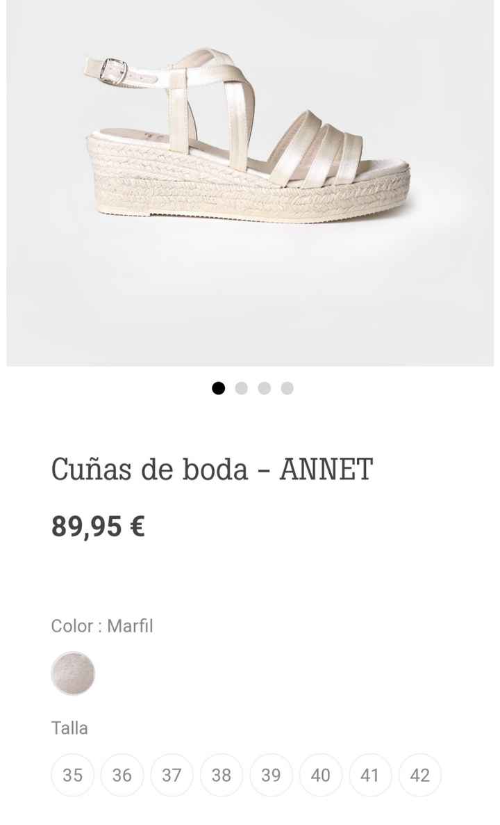 Zapatos de novia talla 42 - 2