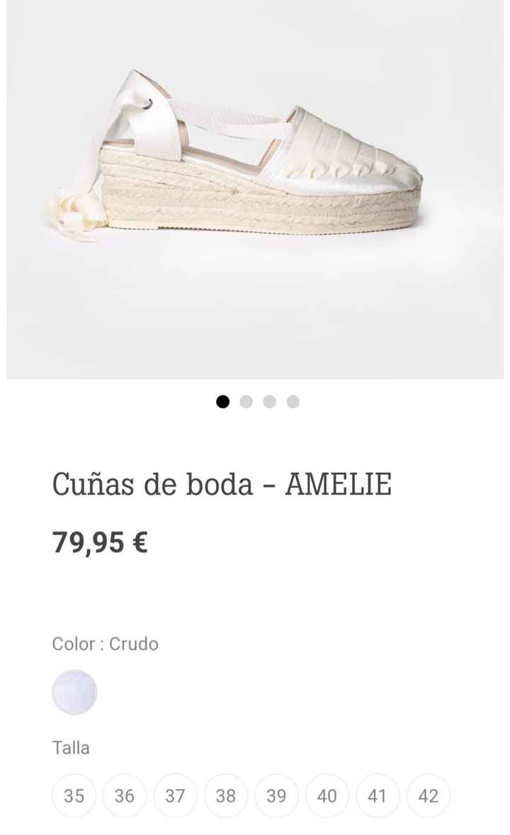 Zapatos de novia talla 42 - 3