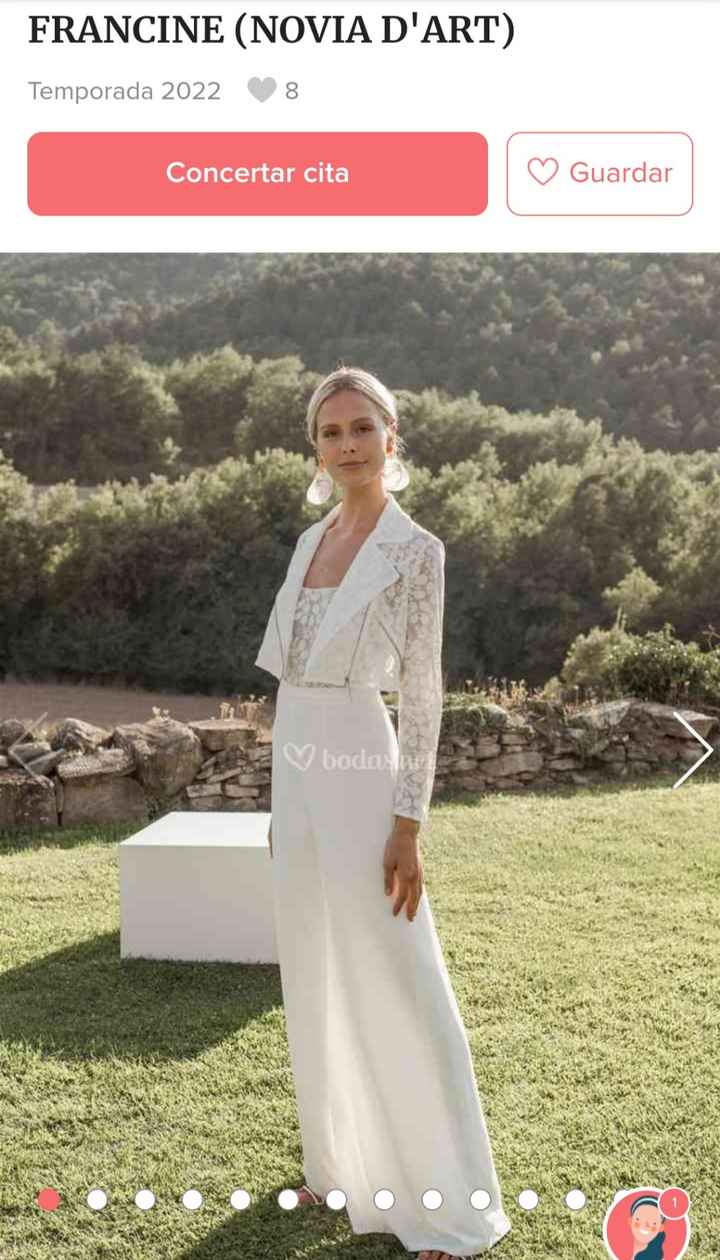 Traje chaqueta y pantalón para novia - 2