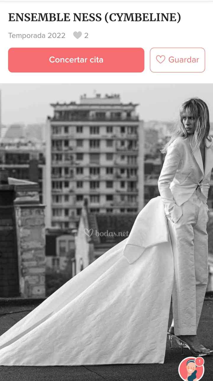 Traje chaqueta y pantalón para novia - 4
