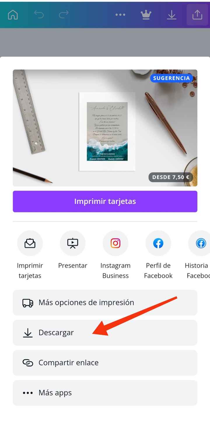 Imprimir invitaciones de boda con Canva - ¿¿ Experiencia ?? - 2
