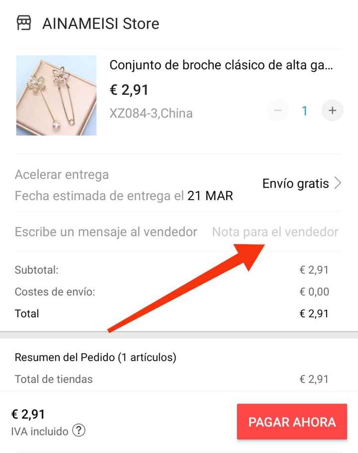 Personalización Aliexpress - 1