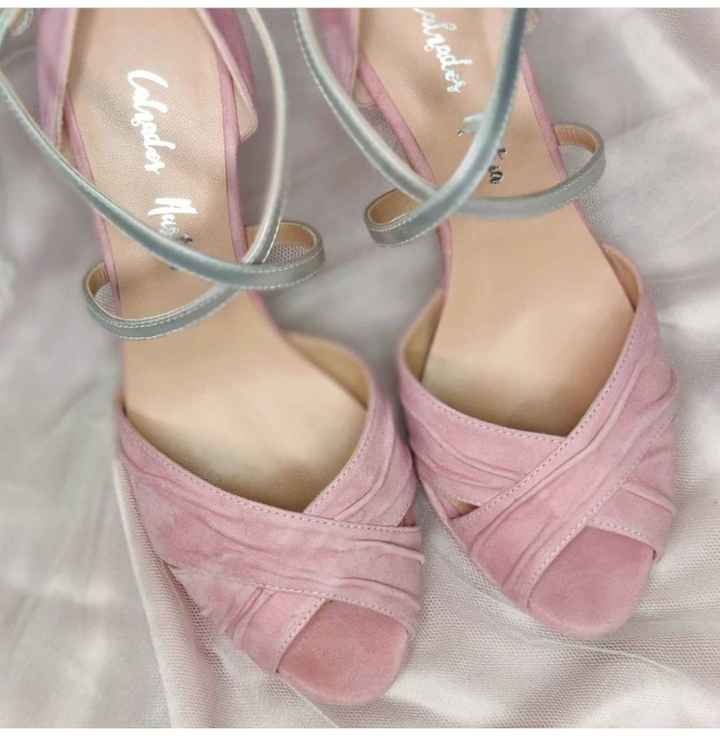Zapatos de novia rosas - 1