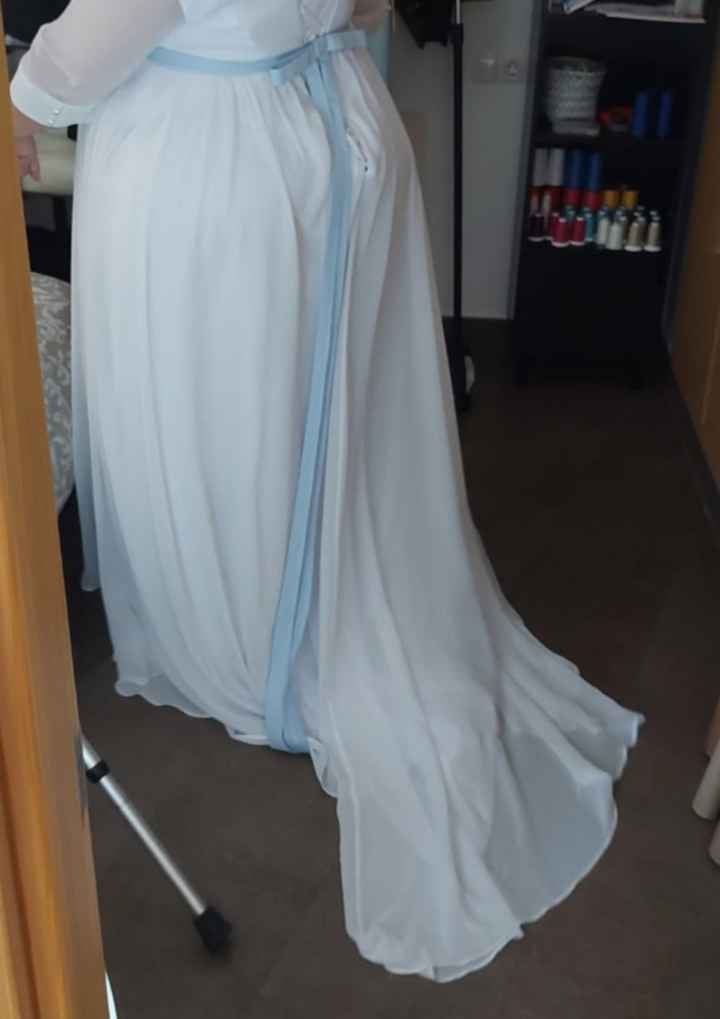Cola del vestido de novia - 1