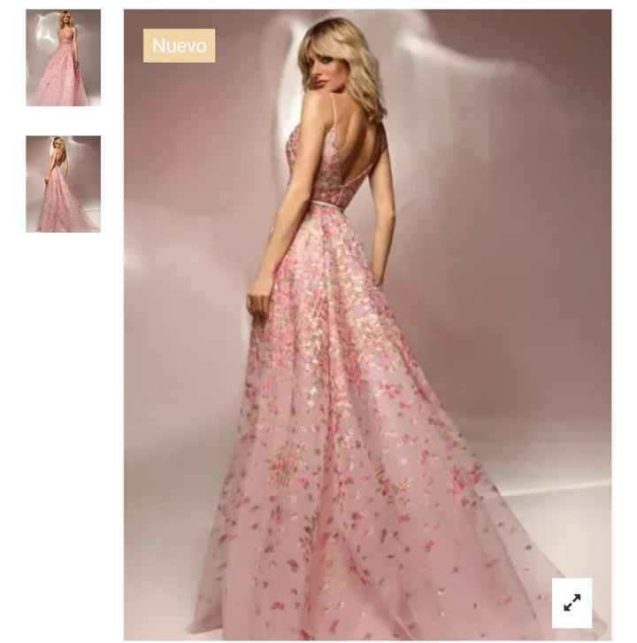 Vestido novia estampado - 2