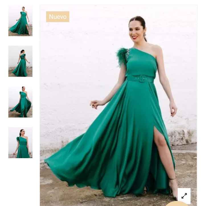 Vestido novia estampado - 3