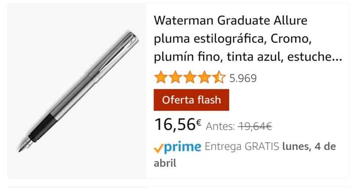Pluma para la firma en la boda 🖋 - 2