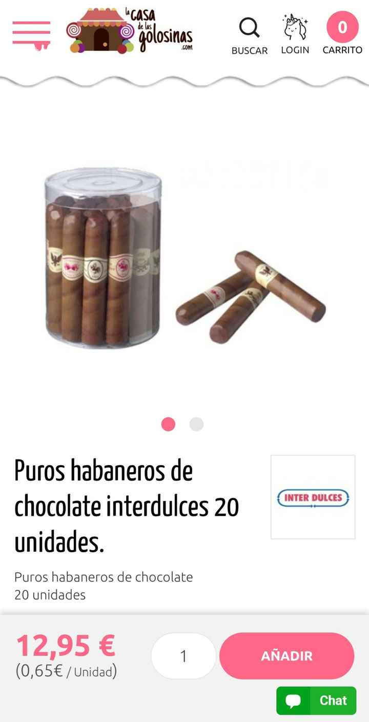 Puros de chocolate - 1