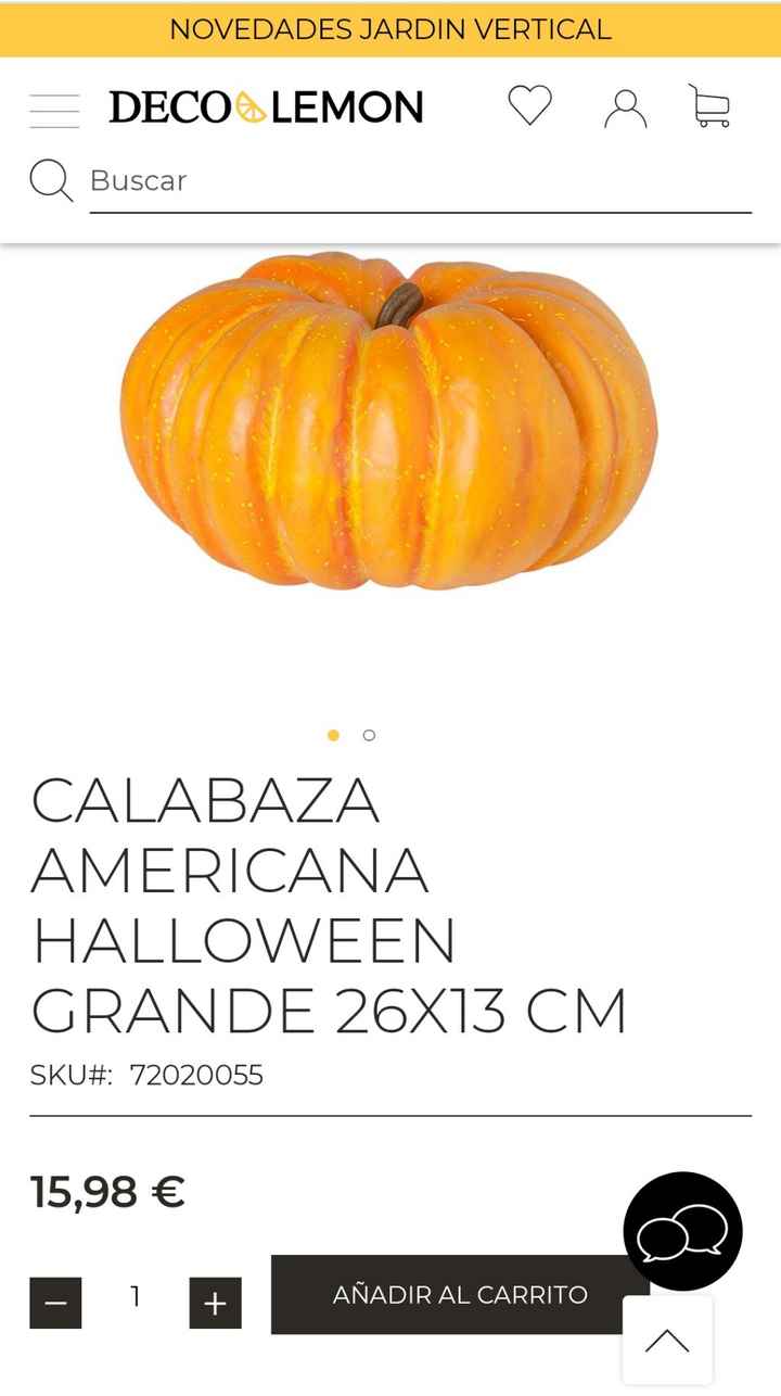 Calabazas para boda - 1