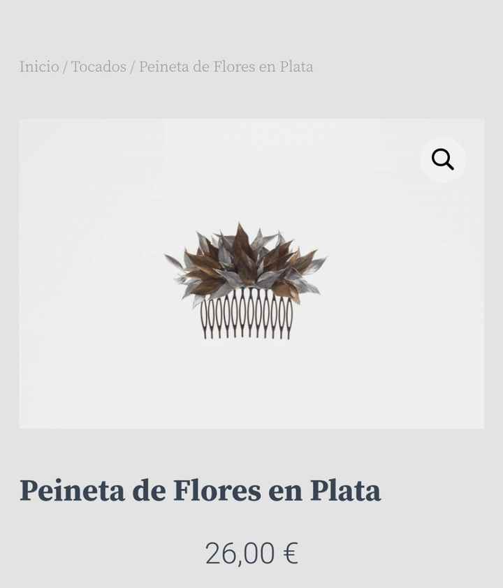 Tocado flores para el pelo - 2