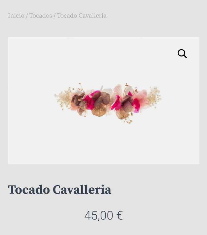 Tocado flores para el pelo - 3