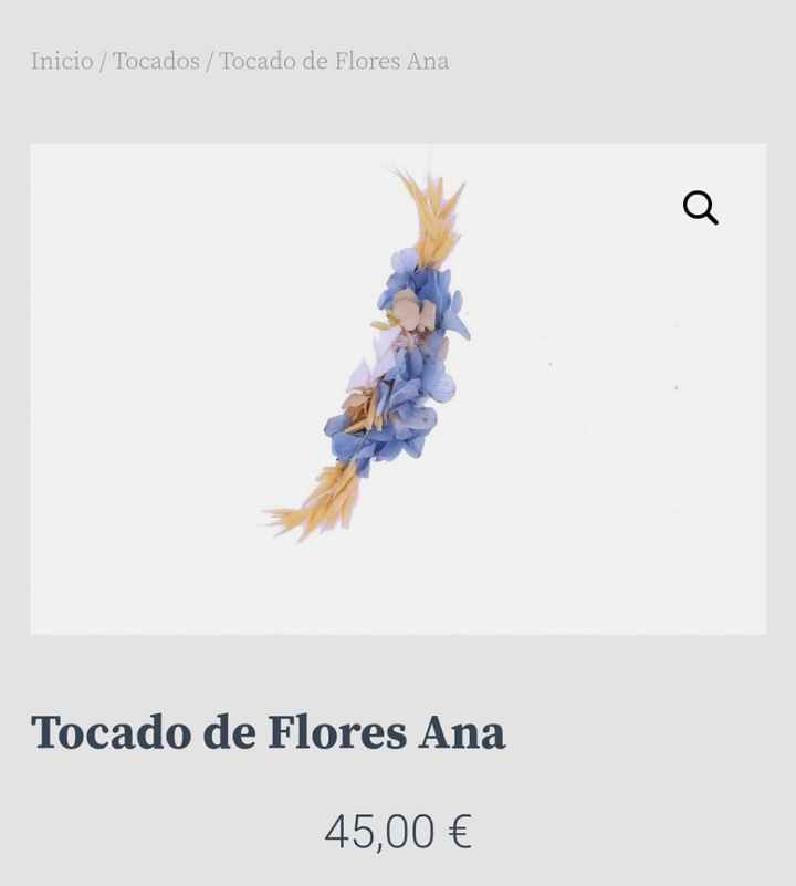 Tocado flores para el pelo - 4