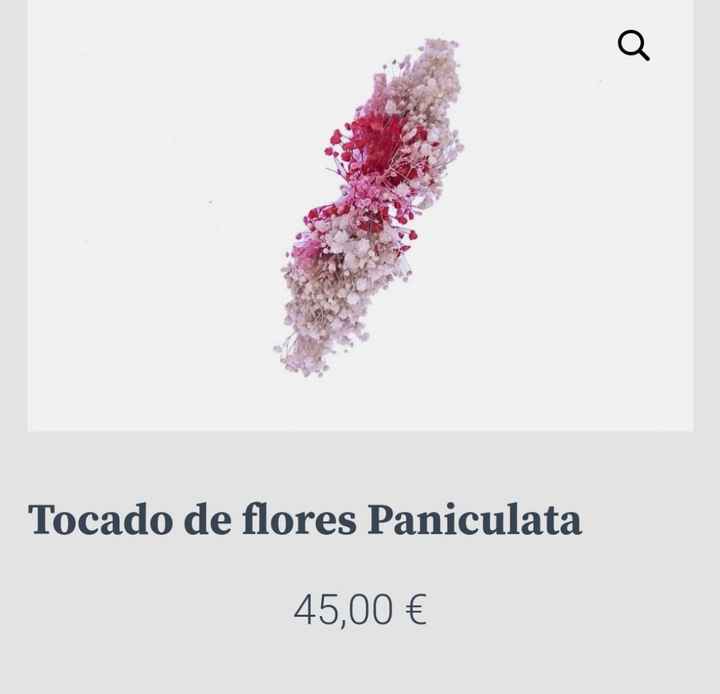 Tocado flores para el pelo - 5