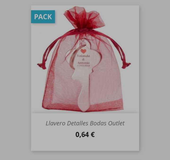 Regalo para invitados baratos. Menos de 1€ - 1