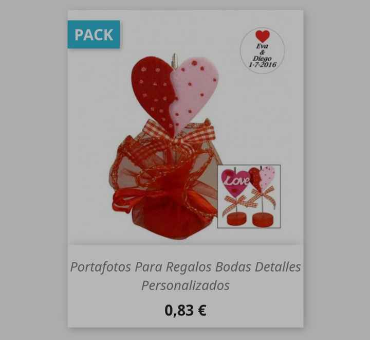 Regalo para invitados baratos. Menos de 1€ - 2