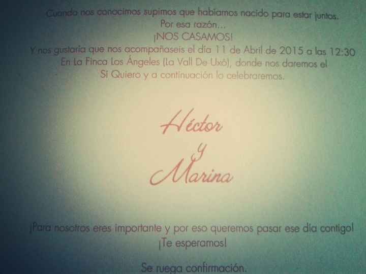 Me ayudais con el texto de las invitaciones?? - 1