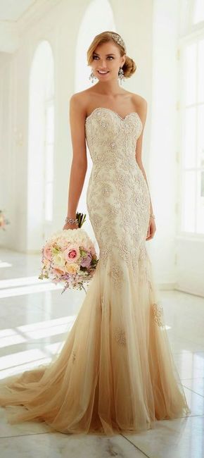 Vestidos de novia con degradados de color - 7