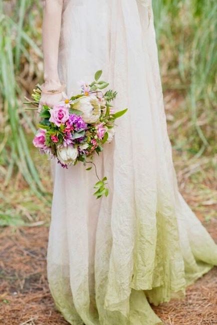 Vestidos de novia con degradados de color - 8