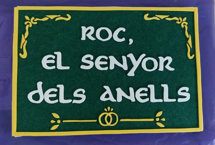 Cartel para el portador de los anillos 1