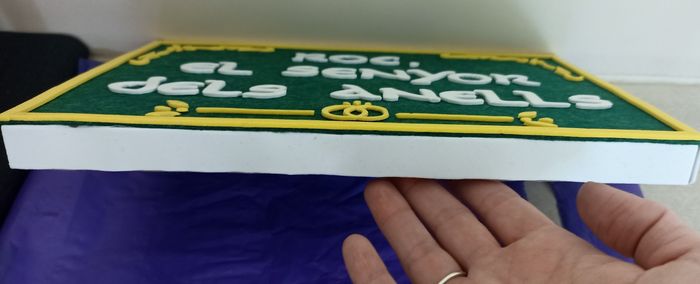 Cartel para el portador de los anillos 3