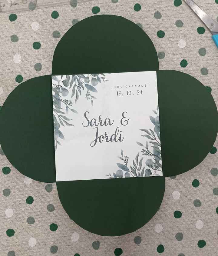 Invitaciones sencillas a mano - 1