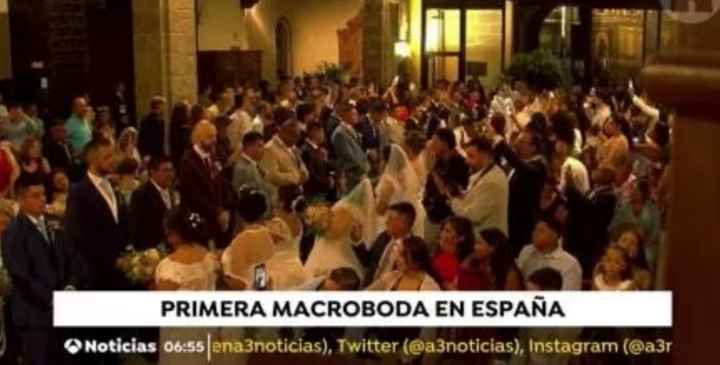 ¿Qué opinas de las macrobodas? - 1