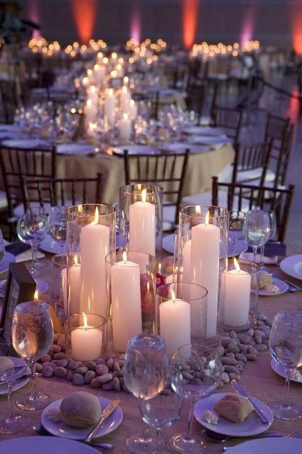 Decoración con velas